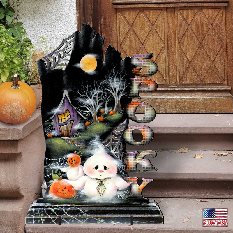 The Holiday Aisle® Fall Halloween Freestanding Outdoor